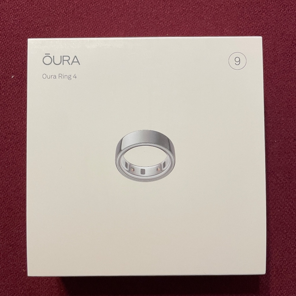 Oura Ring Gen 4 - Size 9 - Silver - BRAND NEW IN SEALED BOX